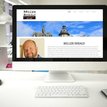 Miller Shealy Law Firm: WordPress Website